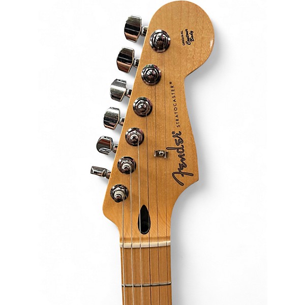 Used Fender stratocaster black Solid Body Electric Guitar