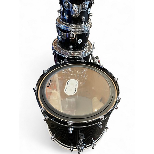 Used DW 4 Piece Design Series Piano Black Drum Kit