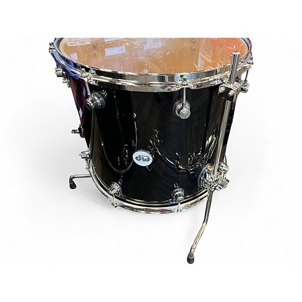 Used DW 4 Piece Design Series Piano Black Drum Kit