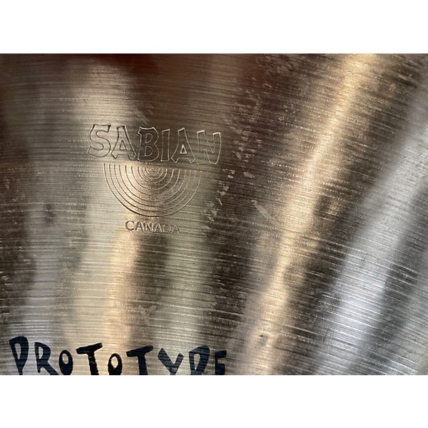 Used SABIAN 22in Joe Pasillas Prototype Crash Ride Cymbal