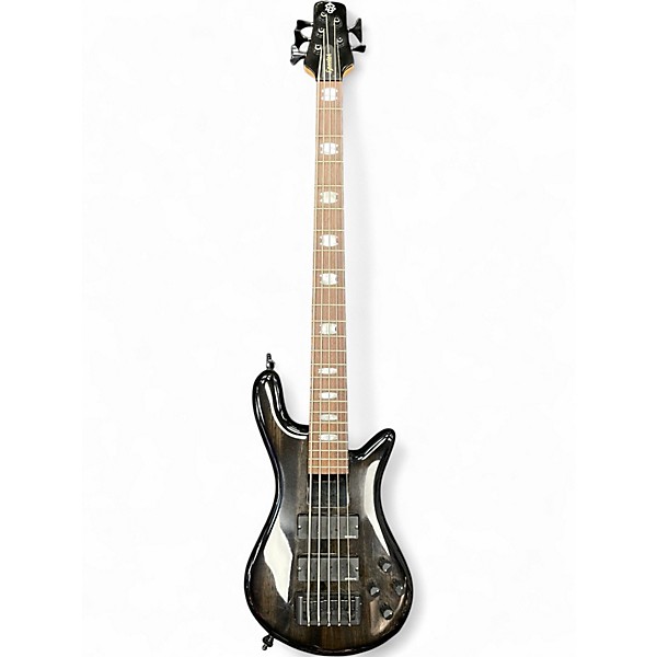 Used Spector NS5H2 Trans Black Electric Bass Guitar