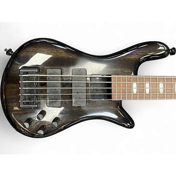 Used Spector NS5H2 Trans Black Electric Bass Guitar