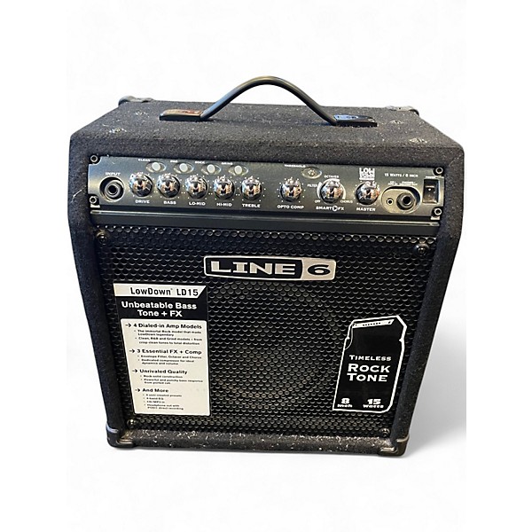 LINE 6 LowDown LD15 ベース用アンプ(本体美品) Used Line 6 LD15 Lowdown 15W 1X8 Bass Combo Amp | Guitar Center