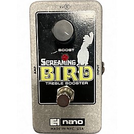 Used Electro-Harmonix Screaming Bird Treble Booster Effect Pedal