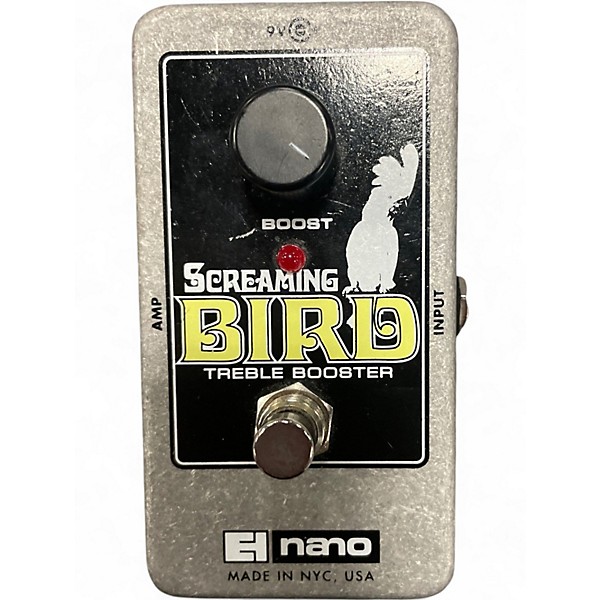 Used Electro-Harmonix Screaming Bird Treble Booster Effect Pedal