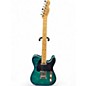 Used Fender Limited Edition American Elite Telecaster QMT Aqua Marine Metallic Solid Body Electric Guitar thumbnail