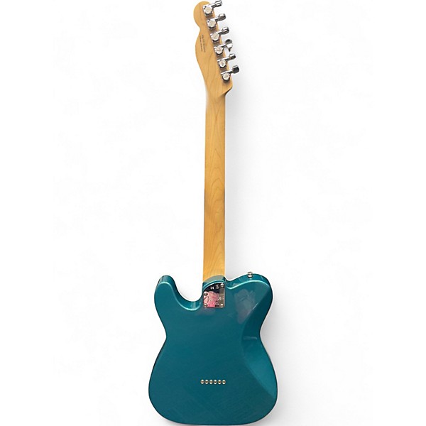 Used Fender Limited Edition American Elite Telecaster QMT Aqua Marine Metallic Solid Body Electric Guitar