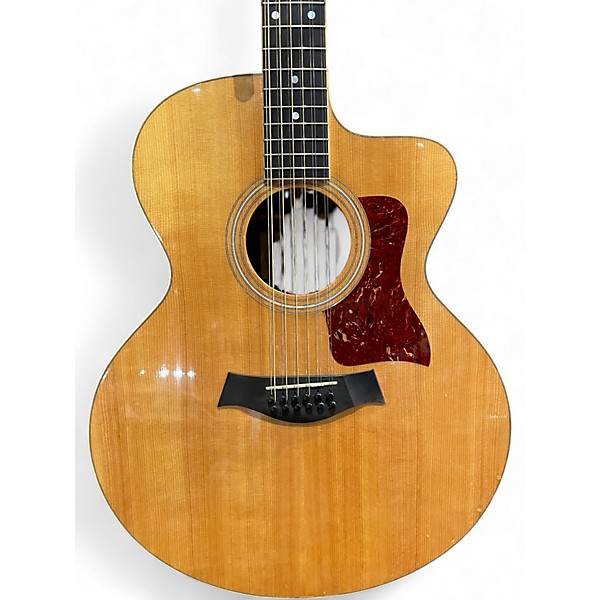 Used Taylor 455CE Natural 12 String Acoustic Electric Guitar
