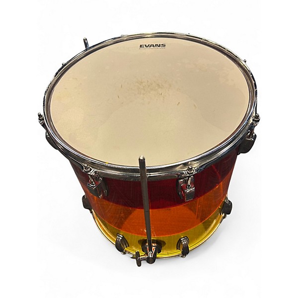 Used Ludwig 5 Piece Vistalite Tequila Sunrise Drum Kit