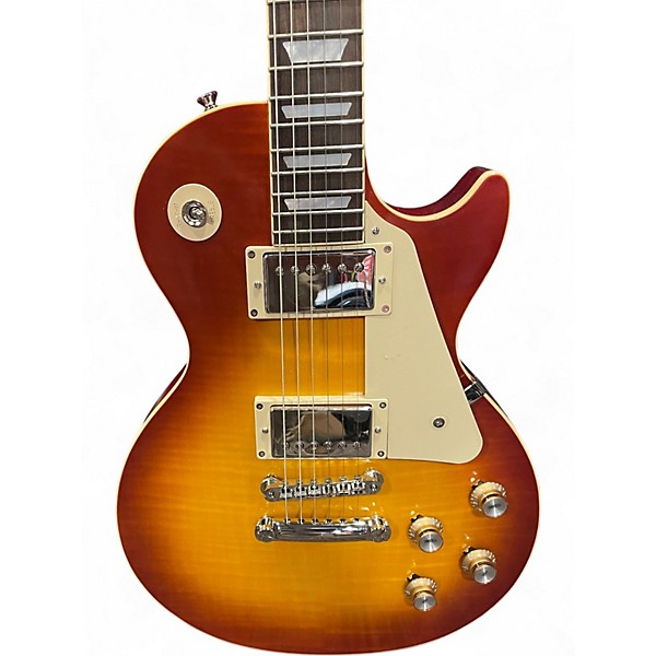 Used Epiphone Epiphone Inspired by Gibson Custom 1960 Les Paul Standa Heritage Cherry Sunburst Solid Body Electric Guitar