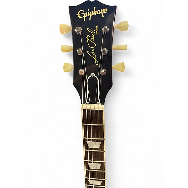 Used Epiphone Epiphone Inspired by Gibson Custom 1960 Les Paul Standa Heritage Cherry Sunburst Solid Body Electric Guitar
