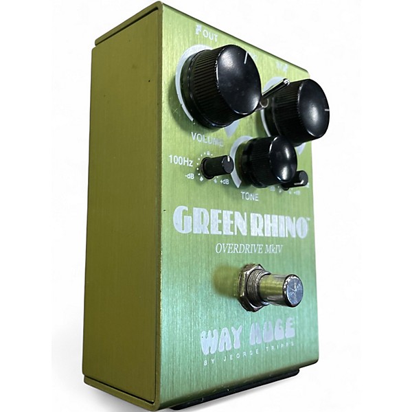 Used Way Huge Electronics WHE202 Green Rhino Overdrive Effect Pedal