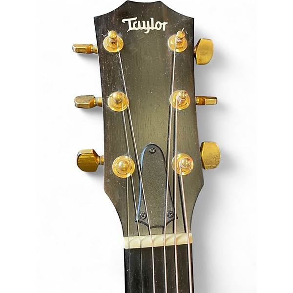 Used Taylor 214CE Deluxe LH natural Acoustic Electric Guitar