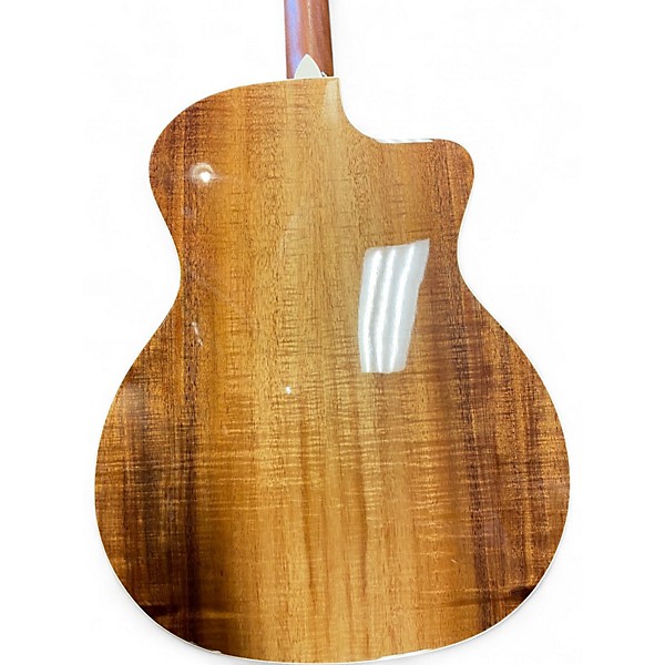 Used Taylor 214CE Deluxe LH natural Acoustic Electric Guitar