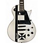 Used ESP LTD James Hetfield Signature Iron Cross WHITE Solid Body Electric Guitar