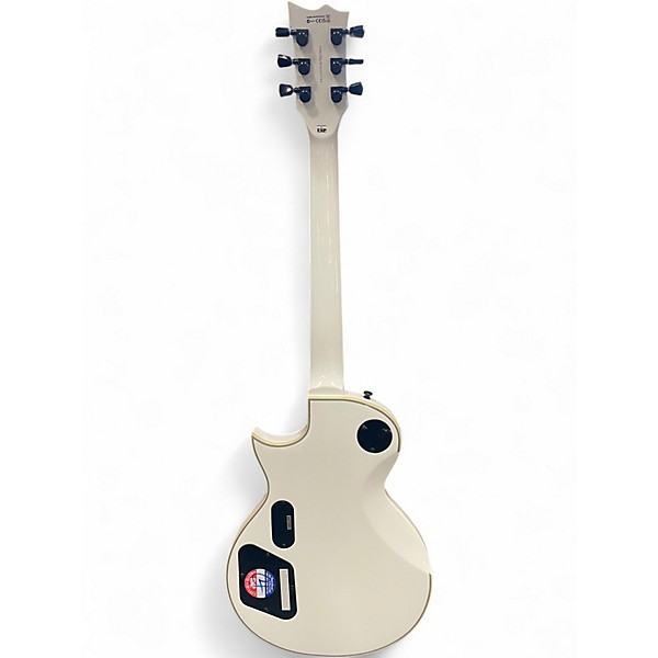 Used ESP LTD James Hetfield Signature Iron Cross WHITE Solid Body Electric Guitar