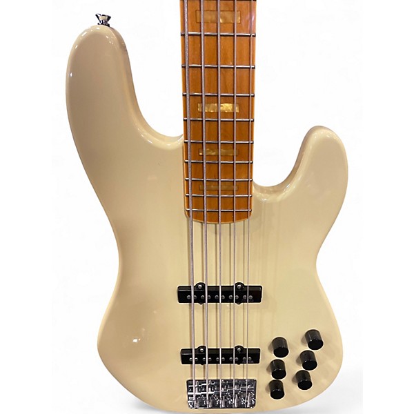 Used Markbass GV5 Cream Electric Bass Guitar
