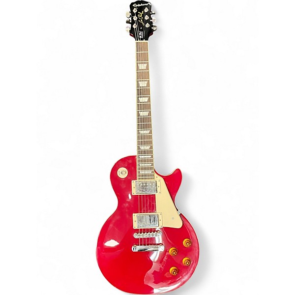 Used Epiphone Les Paul Standard Cherry Solid Body Electric Guitar