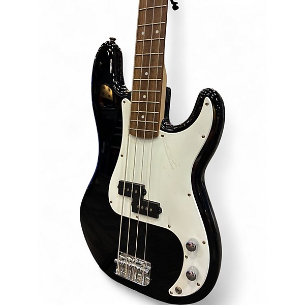 Used Squier P-Bass Black Electric Bass Guitar