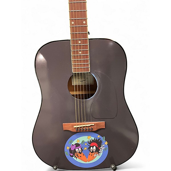 Used Epiphone DR-100EB Wrap Gray w/Logo Acoustic Guitar