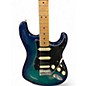 Used Fender Player Stratocaster HSS Plus Top Blue Burst Solid Body Electric Guitar