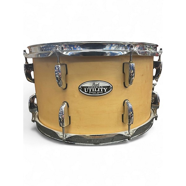 Used Pearl 8X14 Modern Utility Maple Snare Natural Drum