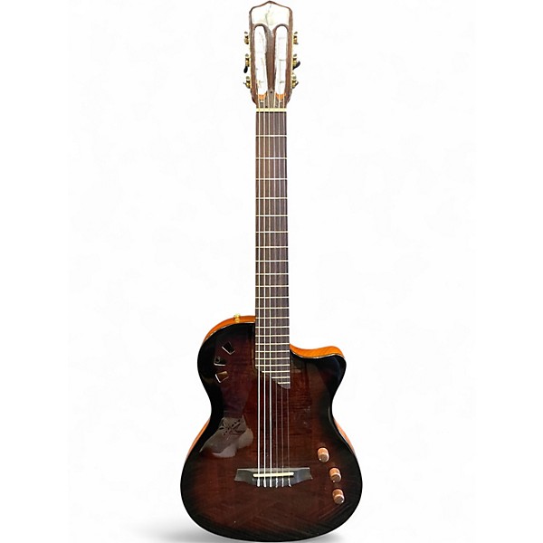 Used Cordoba Stage Edge Burst Classical Acoustic Guitar
