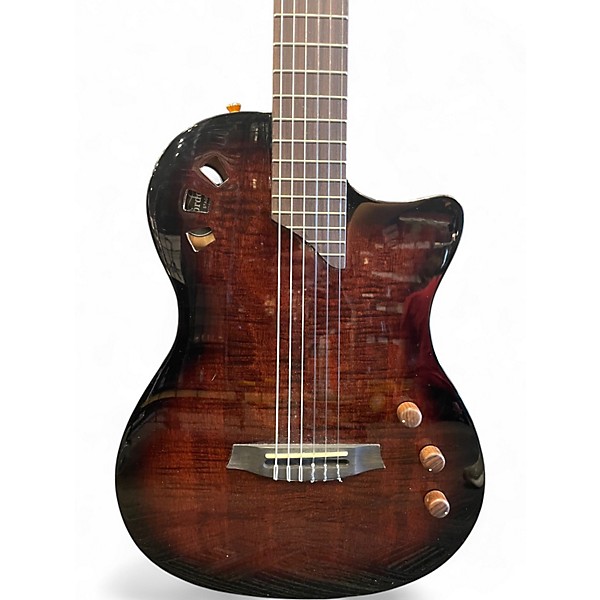 Used Cordoba Stage Edge Burst Classical Acoustic Guitar