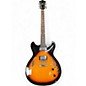 Vintage 2000s Ibanez AS73B Artcore Sunburst Hollow Body Electric Guitar thumbnail