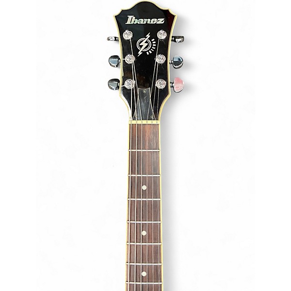 Vintage 2000s Ibanez AS73B Artcore Sunburst Hollow Body Electric Guitar