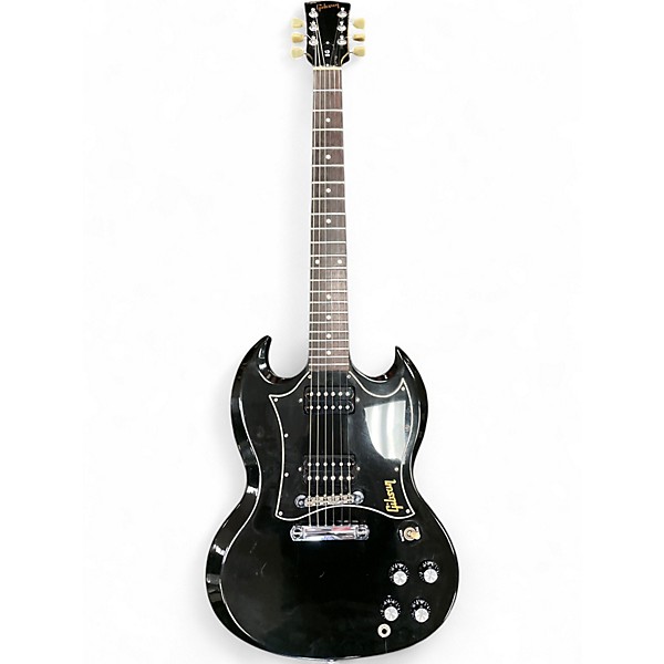 Vintage 1970s Gibson SG Special Black Solid Body Electric Guitar