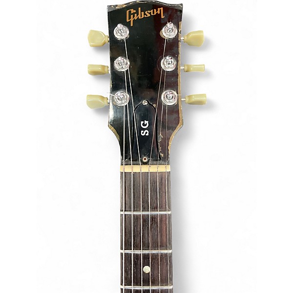 Vintage 1970s Gibson SG Special Black Solid Body Electric Guitar