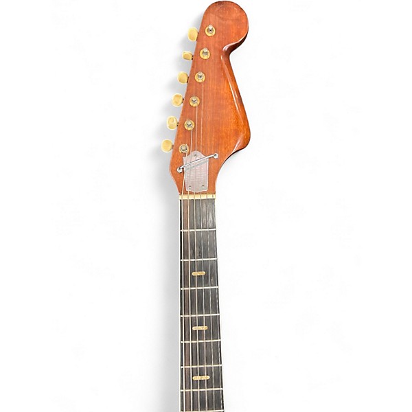Vintage 1960s Kawaii HOUND DOG Sunburst Solid Body Electric Guitar