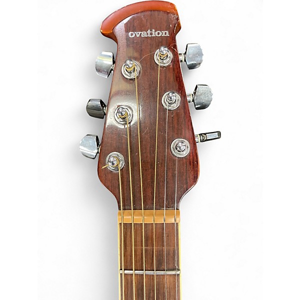 Used Ovation CS24 Red Acoustic Electric Guitar