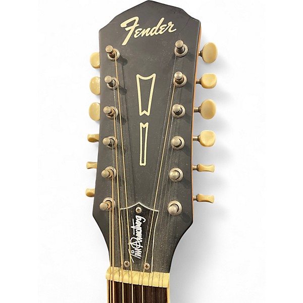 Used Fender Tim Armstrong Hellcat 12 Antique Natural 12 String Acoustic Electric Guitar