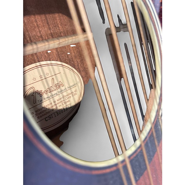 Used Fender Tim Armstrong Hellcat 12 Antique Natural 12 String Acoustic Electric Guitar