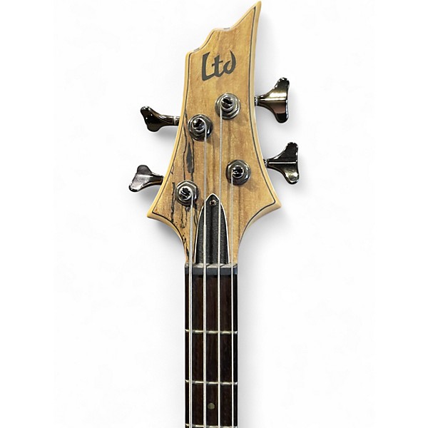 Used ESP LTD B204SM NATURAL SATIN Electric Bass Guitar