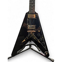 Used Dillion Flying V Black Solid Body Electric Guitar