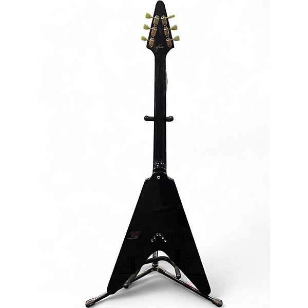 Used Dillion Flying V Black Solid Body Electric Guitar