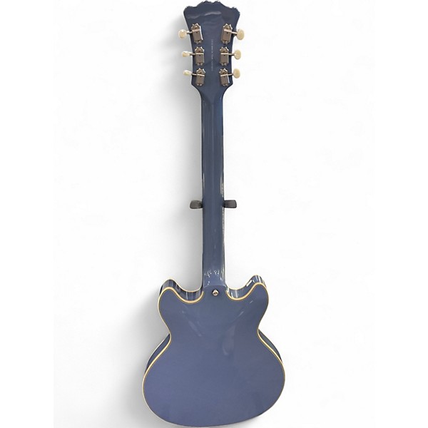 Used D'Angelico EXCEL MINI DC TOUR Blue Hollow Body Electric Guitar