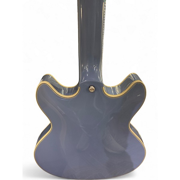 Used D'Angelico EXCEL MINI DC TOUR Blue Hollow Body Electric Guitar