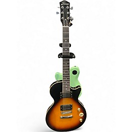 Used Donner Les Paul 3 Color Sunburst Solid Body Electric Guitar