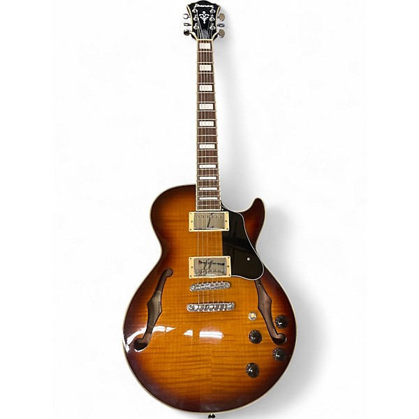 Used Ibanez ARTCORE AGS73FMVLS 2 Tone Sunburst Hollow Body Electric Guitar