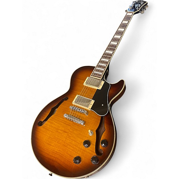 Used Ibanez ARTCORE AGS73FMVLS 2 Tone Sunburst Hollow Body Electric Guitar
