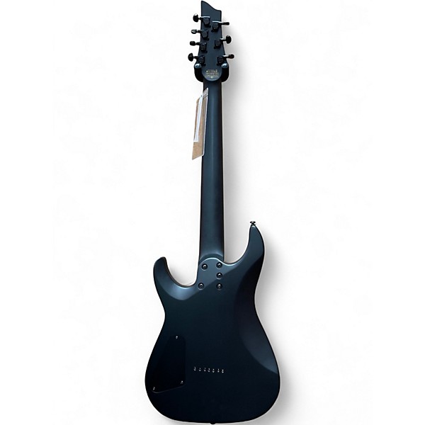 Used Schecter Guitar Research Damien-7 Satin Black Solid Body Electric Guitar