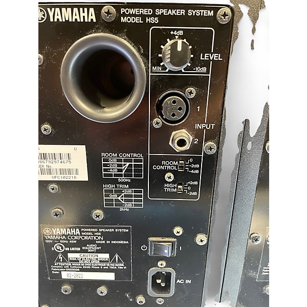 Used Yamaha HS5 Pair Powered Monitor