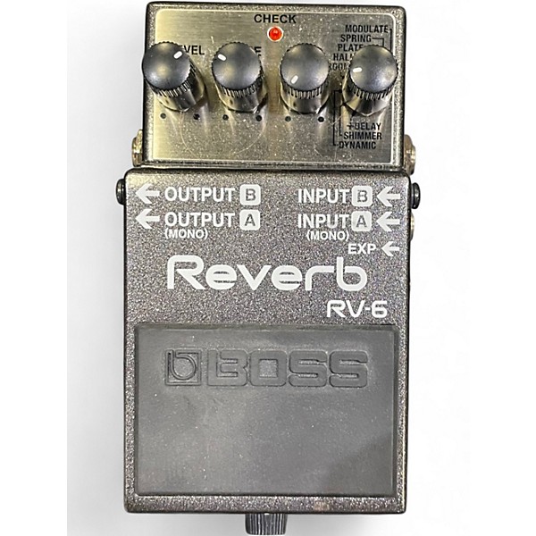Used BOSS RV6 Digital Reverb Effect Pedal