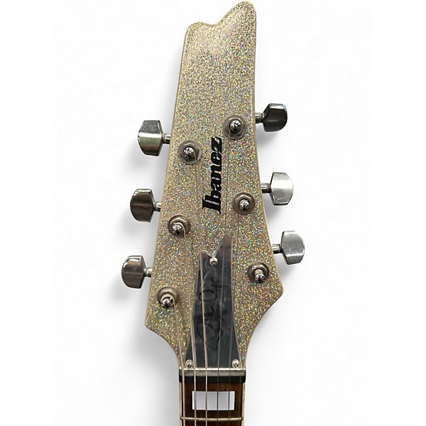 Used Ibanez PS60 Paul Stanley Signature Silver Sparkle Solid Body Electric Guitar