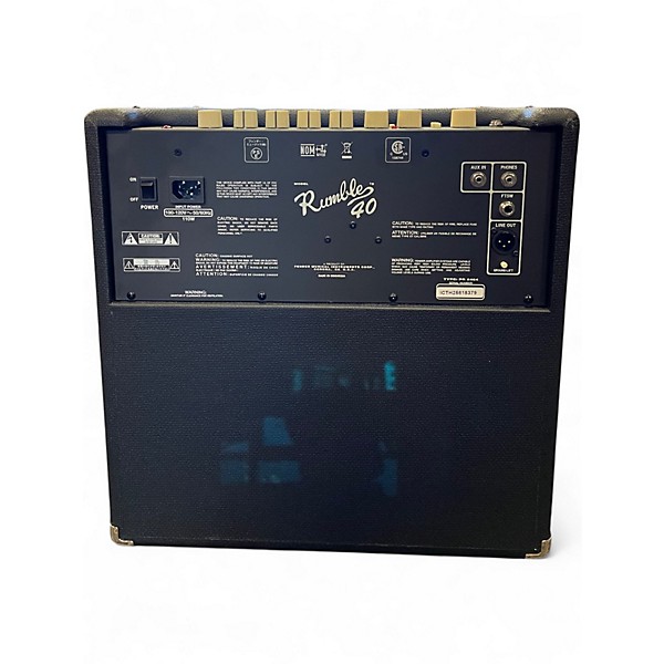Used Fender Rumble V3 40W 1x10 Bass Combo Amp