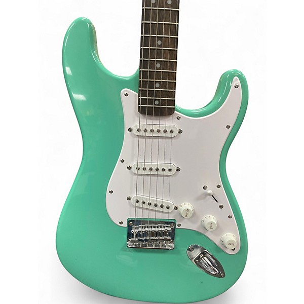 Used Squier Bullet Stratocaster Seafoam Green Solid Body Electric Guitar